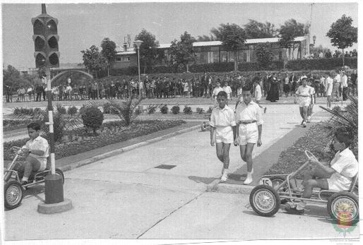 Estampas del Valladolid antiguo (VIII): un Parque Infantil de Tráfico en la Rosaleda