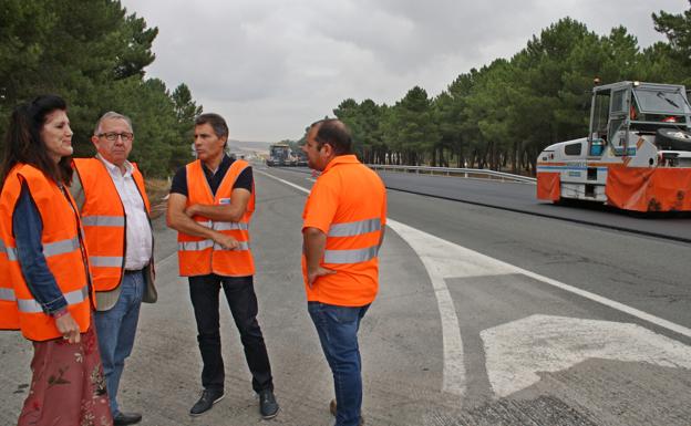 La Junta invierte 1,1 millones en mejoras en la CL-602 entre Cuéllar y Valladolid