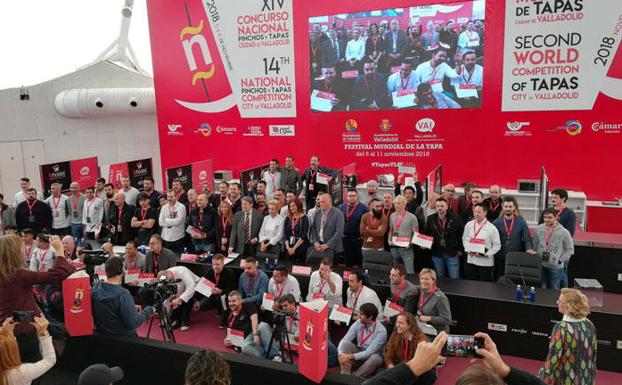 Valladolid calienta fogones para el XV Concurso Nacional de Pinchos y el III Campeonato Mundial Tapas