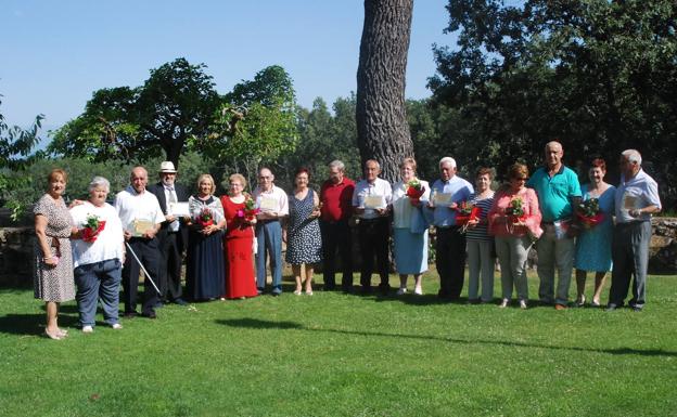 Más de medio millar de mayores se reúnen en la fiesta comarcal de la Sierra
