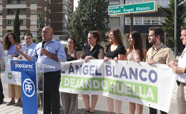 Valladolid recuerda a Miguel Ángel Blanco en el 22 aniversario de su asesinato