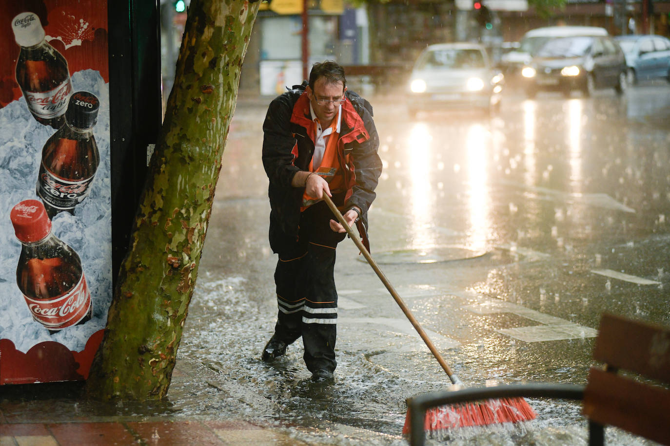 Fuertes lluvias este sábado en Valladolid