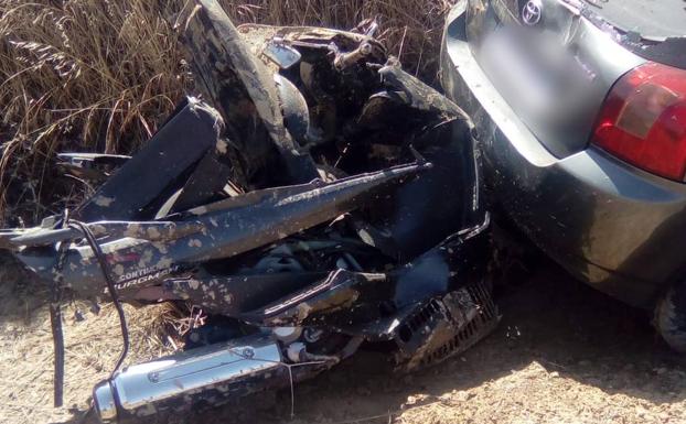 Herido un joven motorista en Mucientes (Valladolid) tras colisionar con un turismo
