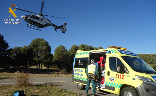 La Guardia Civil rescata a una montañera en Gredos