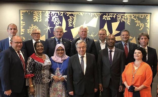 Carlos Martínez traslada al Secretario General de la ONU la necesidad de reconocer los Gobiernos Locales