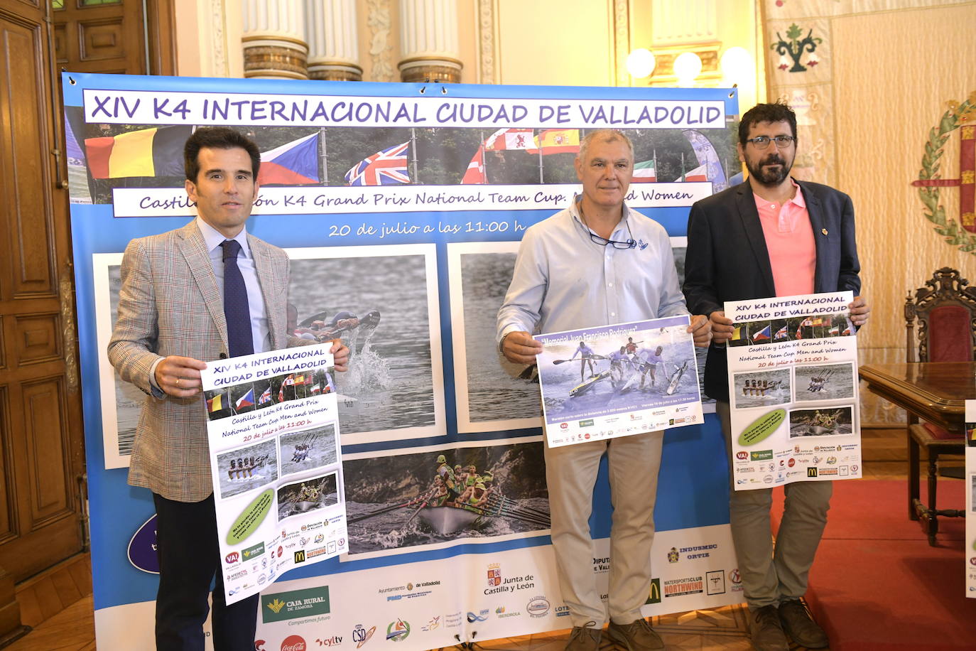 El K-4 internacional Ciudad de Valladolid vuelve a las aguas del Pisuerga