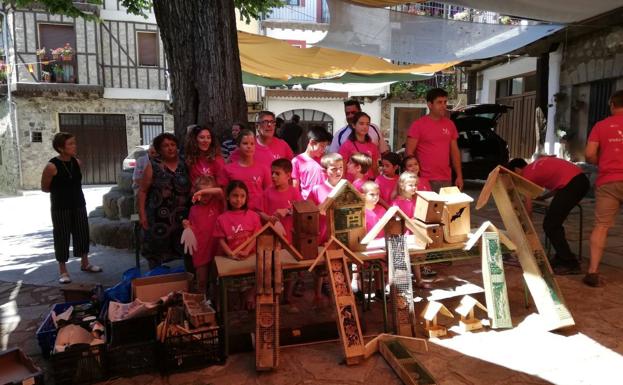 Prosiguen las fiestas del Carmen en Herguijuela con una jornada medioambiental