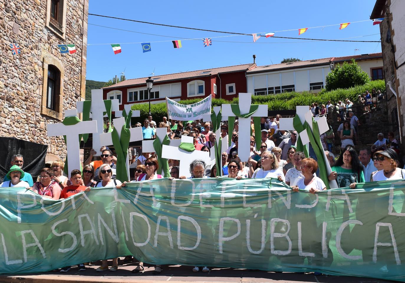 Barruelo protesta de nuevo para recuperar las guardias médicas nocturnas perdidas hace un año