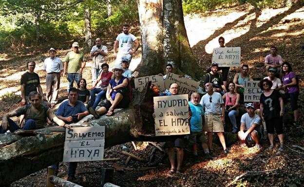 Herguijuela de la Sierra pide que se salve el Haya
