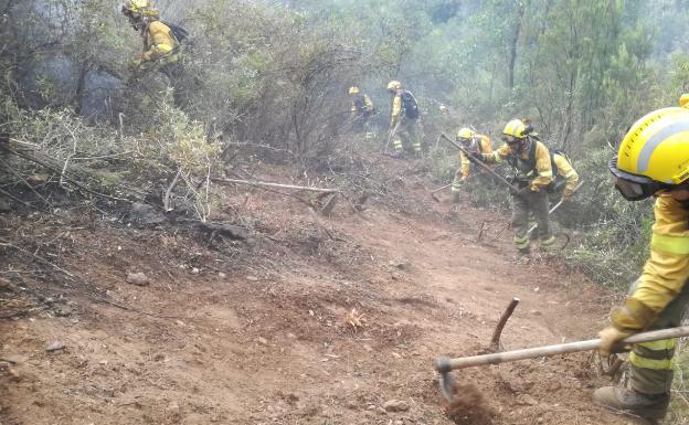 «Dificultad máxima» para controlar y extinguir el incendio de Poyales del Hoyo, en Ávila