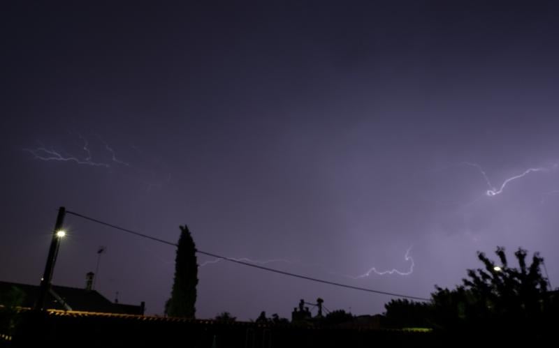 Truenos, relámpagos y rayos, en Valladolid