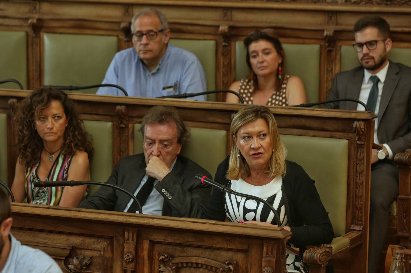 Pleno en el Ayuntamiento de Valladolid