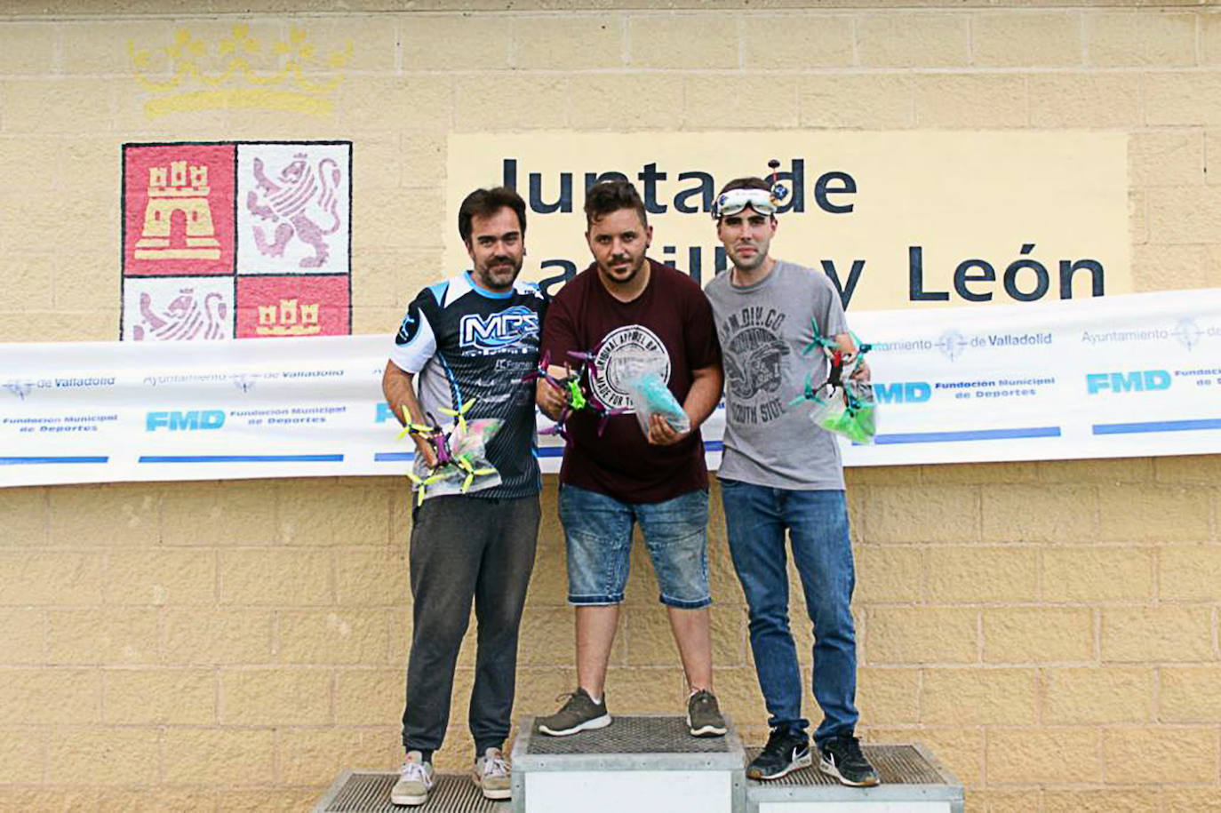 Carlos Martín, campeón de la 3ª prueba de la liga de Drones de Carreras