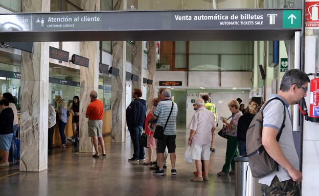 Escasa incidencia del paro en Renfe