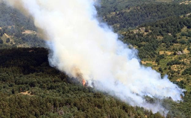 Riesgo extremo de incendios en Ávila y Segovia
