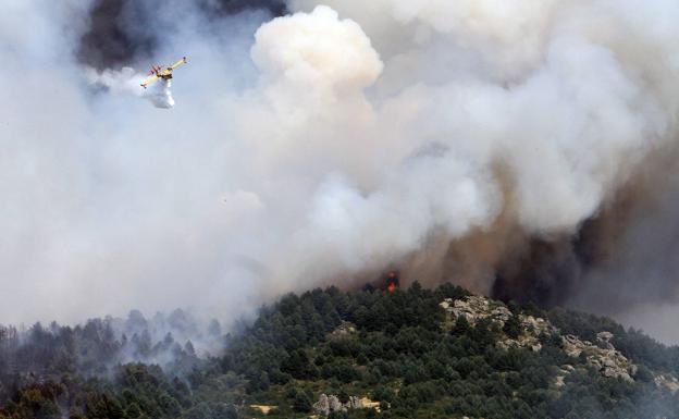 El incendio del Parque de Guadarrama baja a nivel 1 y tardará entre 10 y 15 días en extinguirse