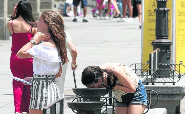 Segovia vive un verano con máximas dos grados por encima de lo habitual