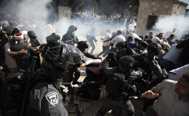 Incidentes en la Explanada de las Mezquitas de Jerusalén durante las fiestas judía y musulmana