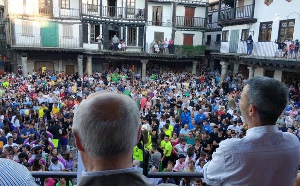 José Luis Puerto desgrana en su pregón en La Alberca los tres grandes núcleos de las fiestas serranas