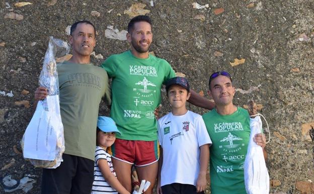 Alberto Marcos y Laura Gutiérrez se imponen en la V Carrera Popular de Aldehuela de Yeltes