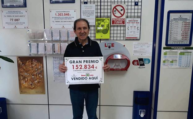 Un boleto de segunda categoría de la BonoLoto deja un premio de 152.800 euros en León