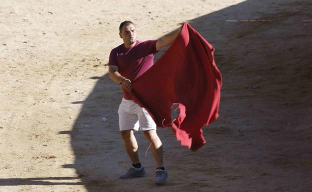 Rubén Abad, cortador: «La plaza del Coso es complicada; los despistes se pagan muy caro»