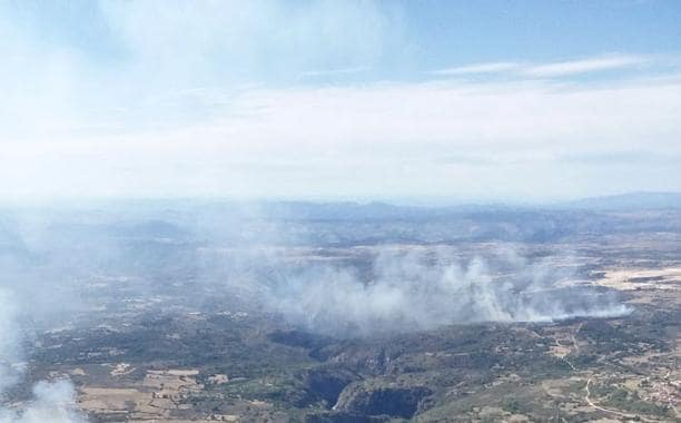 Un incendio ya extinguido quema cerca de 30 hectáreas en El Bodón