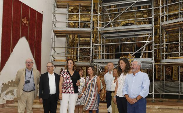 Cisneros restaura el retablo de San Pedro para su inclusión en 'Campos del Renacimiento'