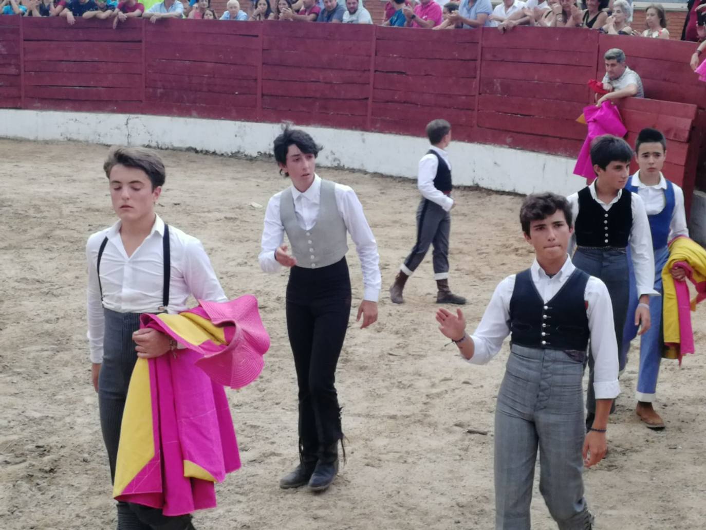 Exhibición taurina en las fiestas de Torrelobatón