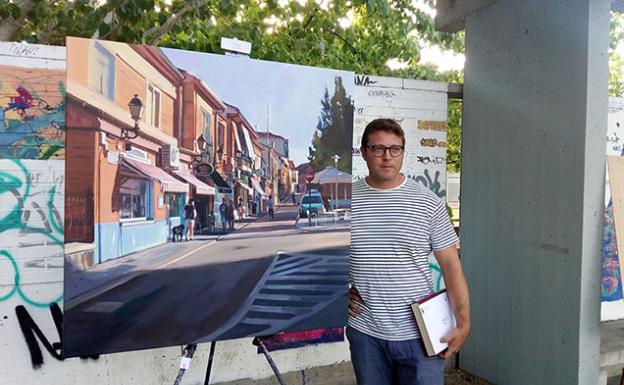 Eduardo Alsasua gana el concurso de pintura rápida 'Pinta mi pueblo'