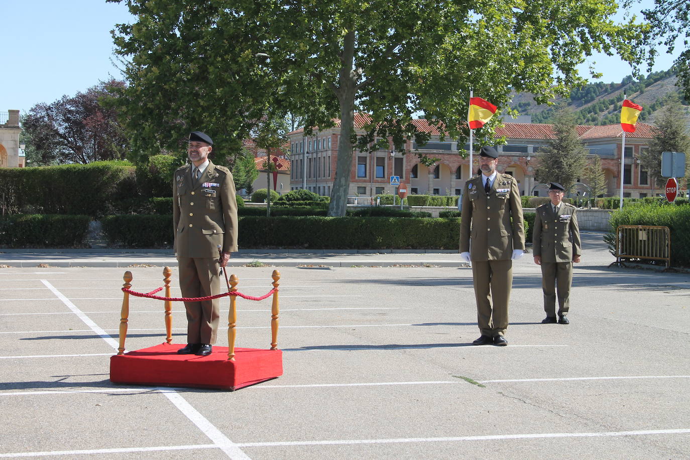 El teniente coronel Carlos Palmero, nuevo jefe del Grupo de Caballería Acorazado 'Villaviciosa'