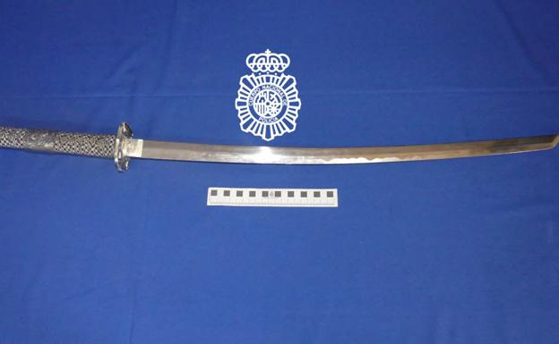 Detenido un varón en Aranda de Duero por amenazar a un grupo de menores con una catana