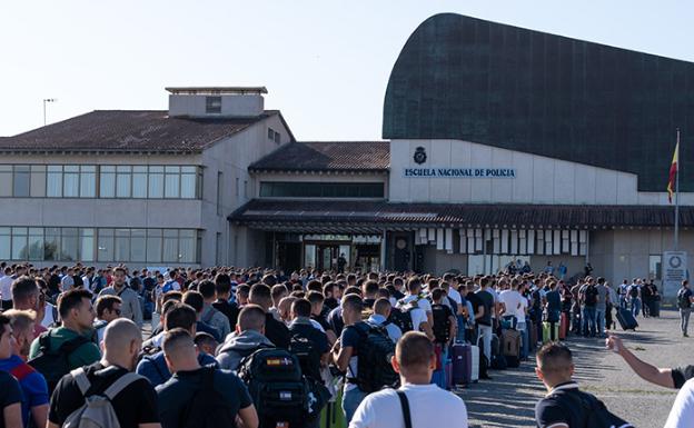 Cerca de tres mil alumnos de policía llegan a Ávila para el comienzo de las clases