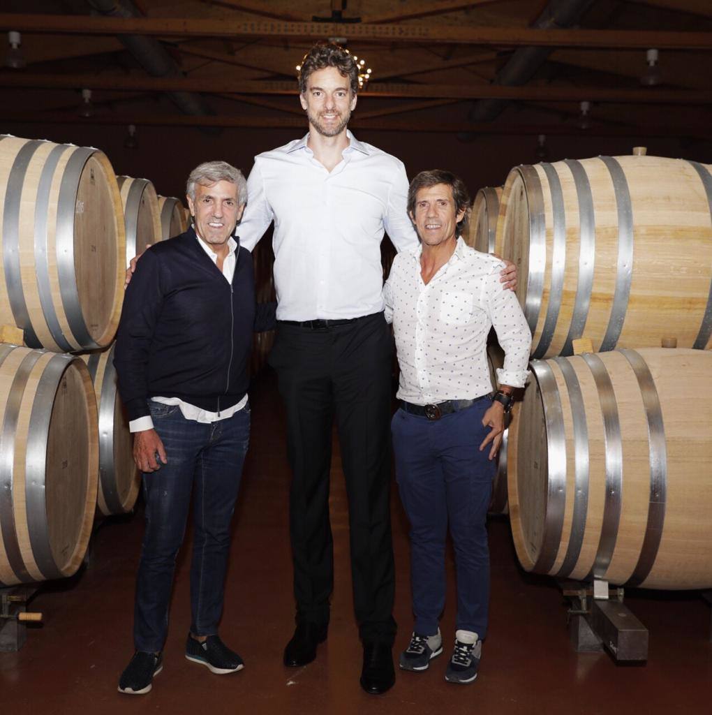 La visita de un gran deportista a la altura de un gran vino
