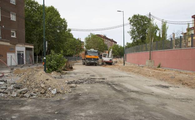 Un paso peatonal salvará durante siete meses las obras del túnel de Andrómeda de Valladolid