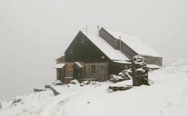 Nieve en pleno verano en León