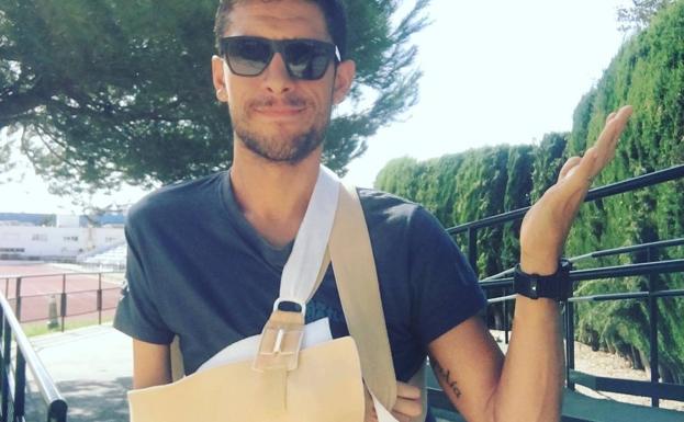 Sánchez Palomero se rompe un brazo y dice adiós al Europeo y el Nacional