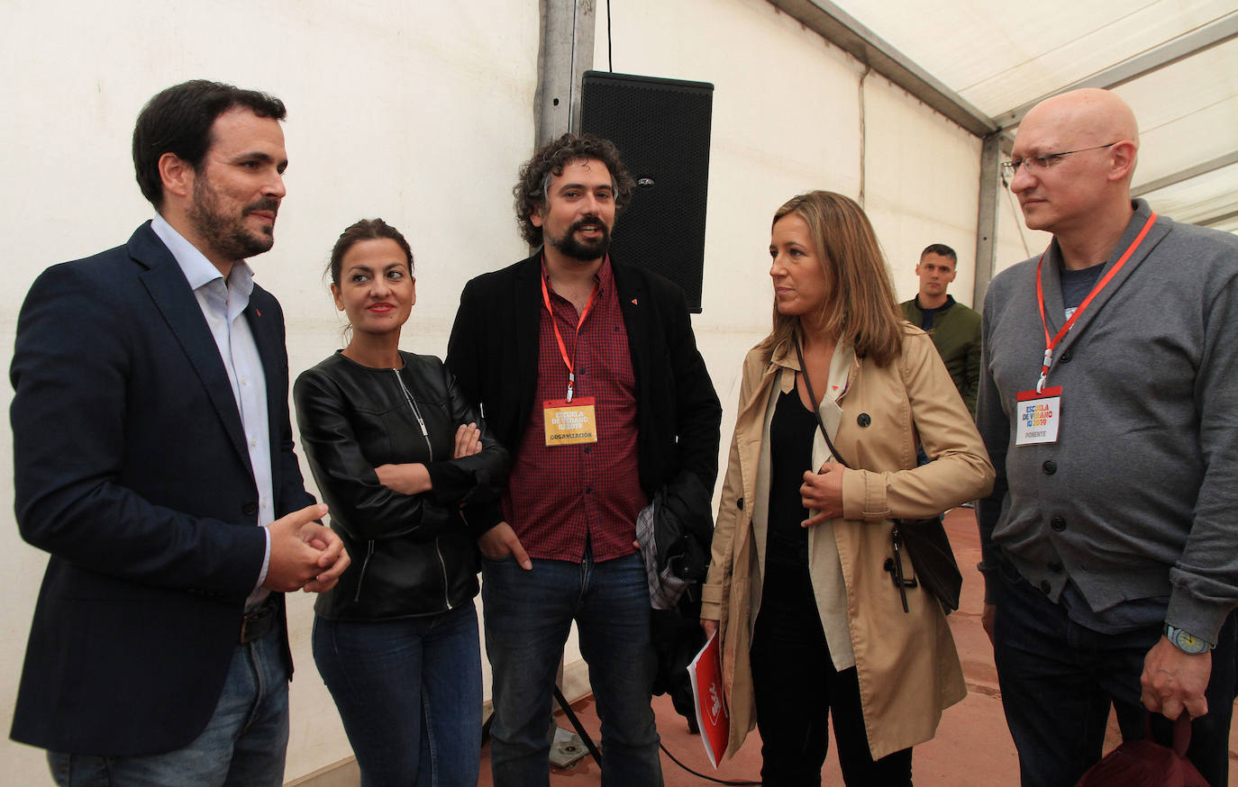 Alberto Garzón, en La Granja: «Si Pedro Sánchez quiere un acuerdo, lo habrá»