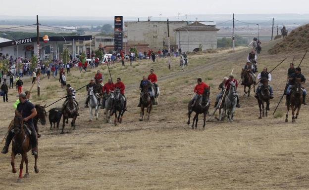 Portillo despide sus fiestas patronales con el último encierro por el campo