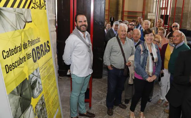 Las obras de la catedral de Palencia acabarán a finales de marzo y no afectarán a la Semana Santa