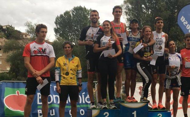 Doble victoria para E-Triatlón Valladolid en el Regional de Relevos Mixtos