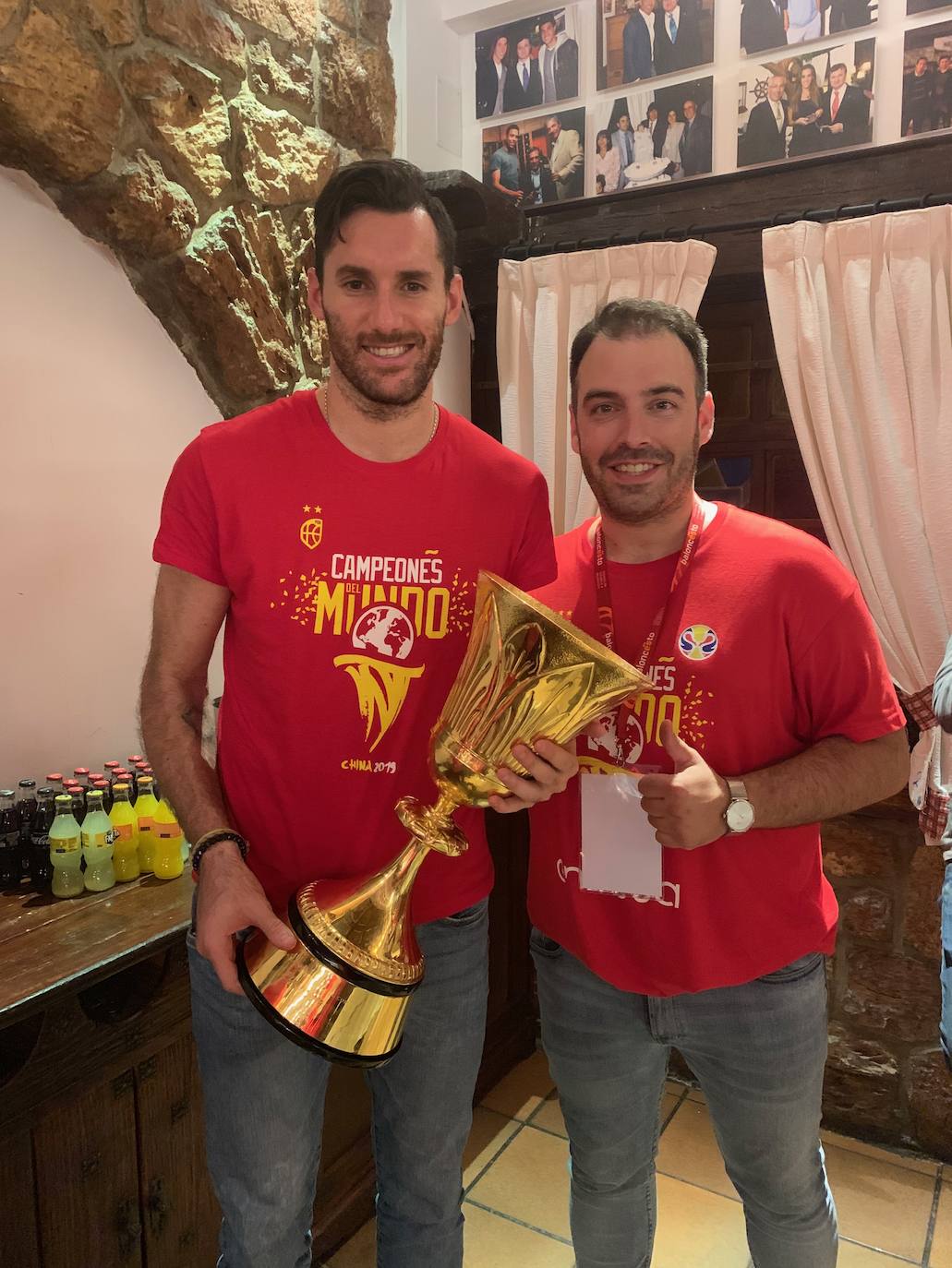 Un palentino pone el sonido a la celebración de la Selección