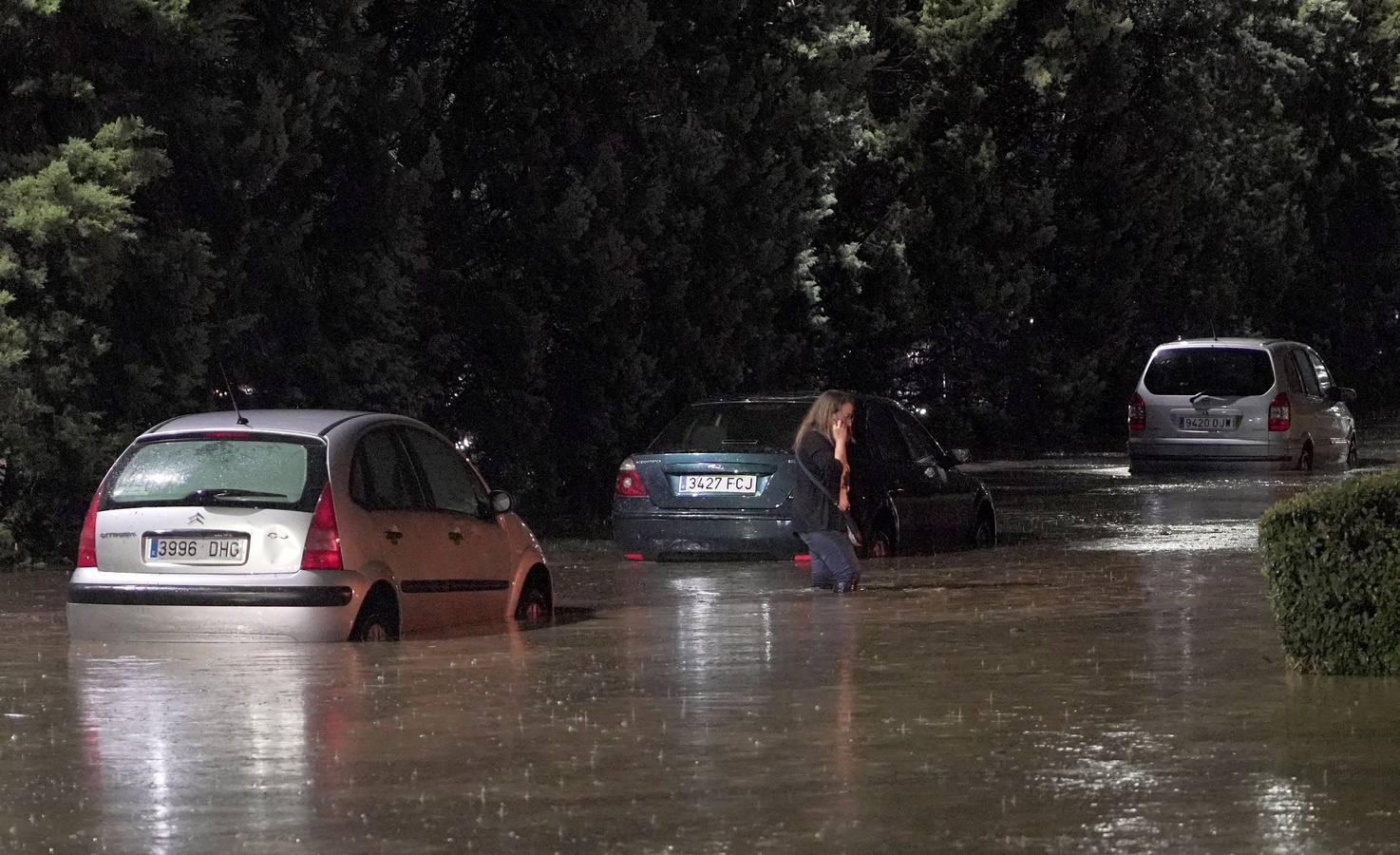 Las impresionantes fotos de la tromba de agua en Valladolid