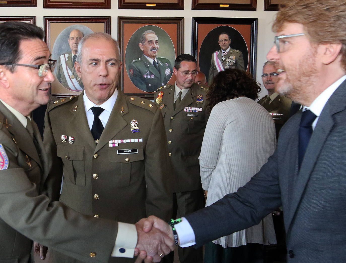 Toma de posesión del director del Archivo General Militar de Segovia