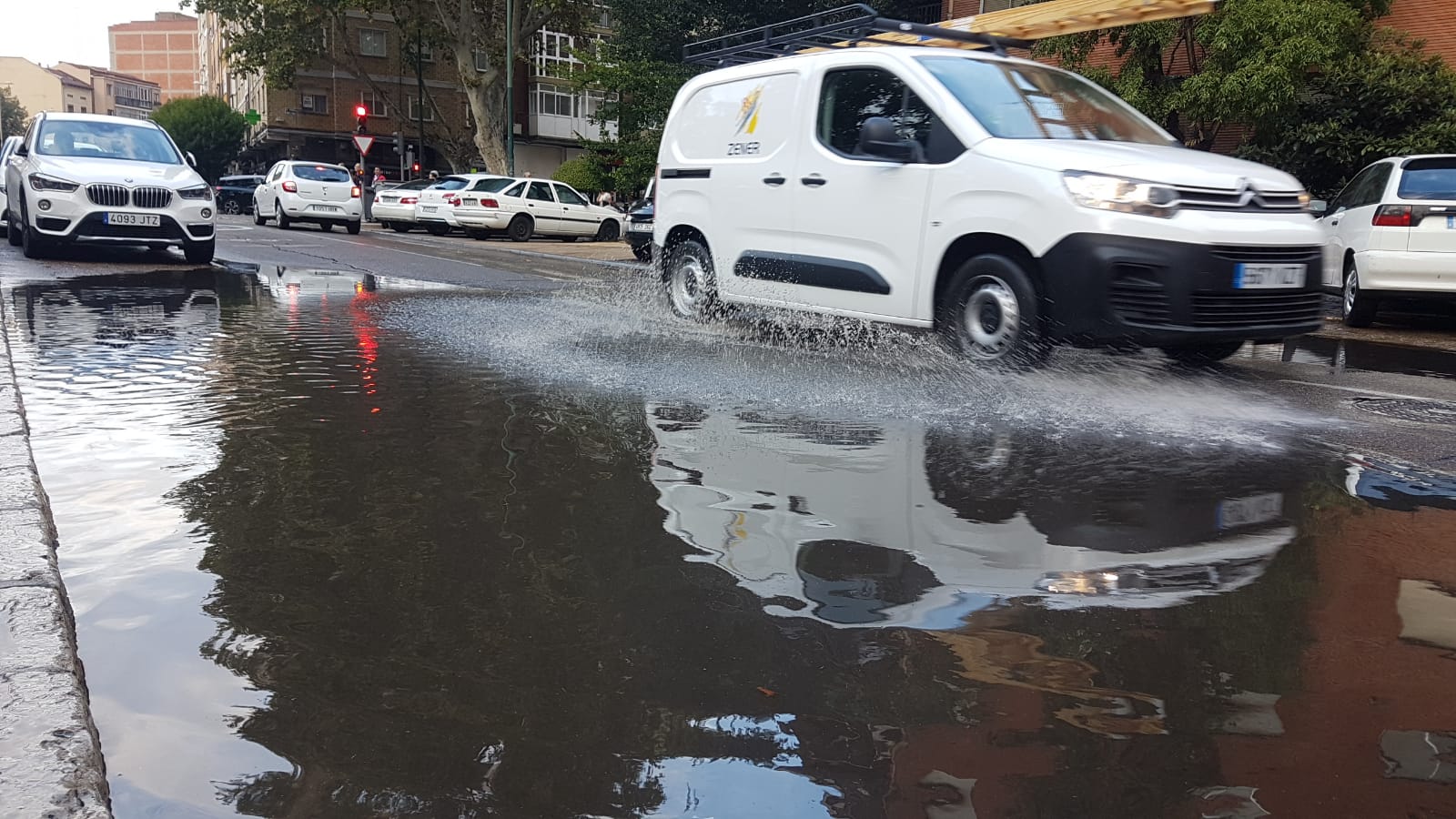 Valladolid recupera la normalidad tras la espectacular tromba de agua