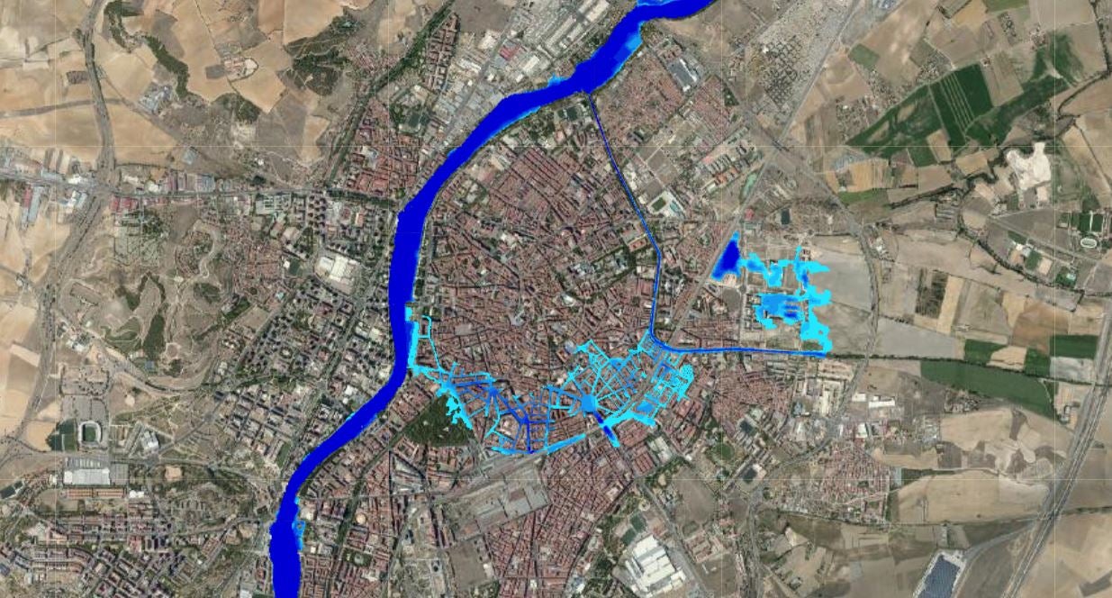 Los entornos de la Circular y el Campo Grande, en el eje «inundable» de Valladolid