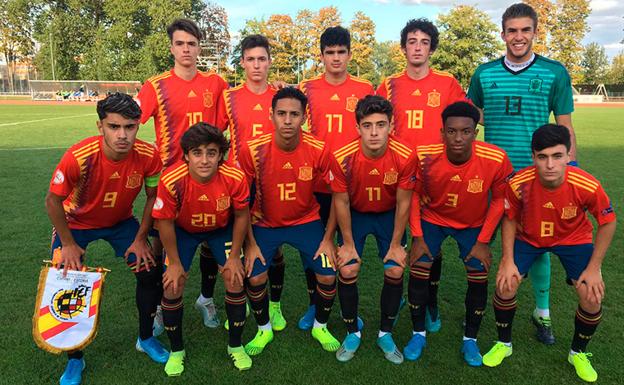 El salmantino Bruno Iglesias marca con la selección sub-17, que gana el Torneo de Exentos