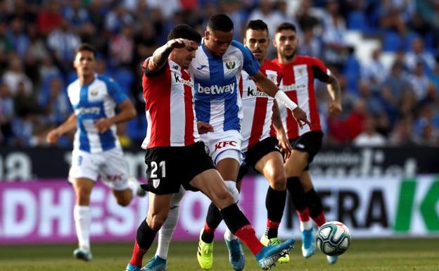 El Leganés evita el pánico en Butarque con un empate ante el Athletic