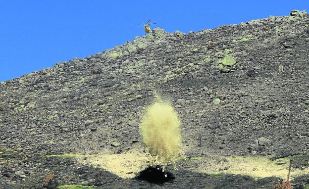 La Junta acelera la restauración del monte abrasado en el incendio de agosto
