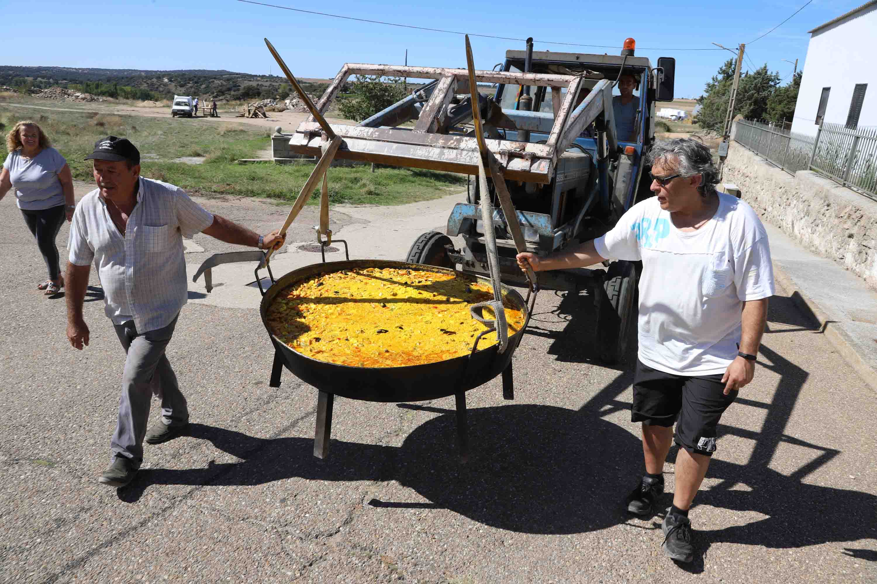 Comida popular en las fiestas de Juzbado